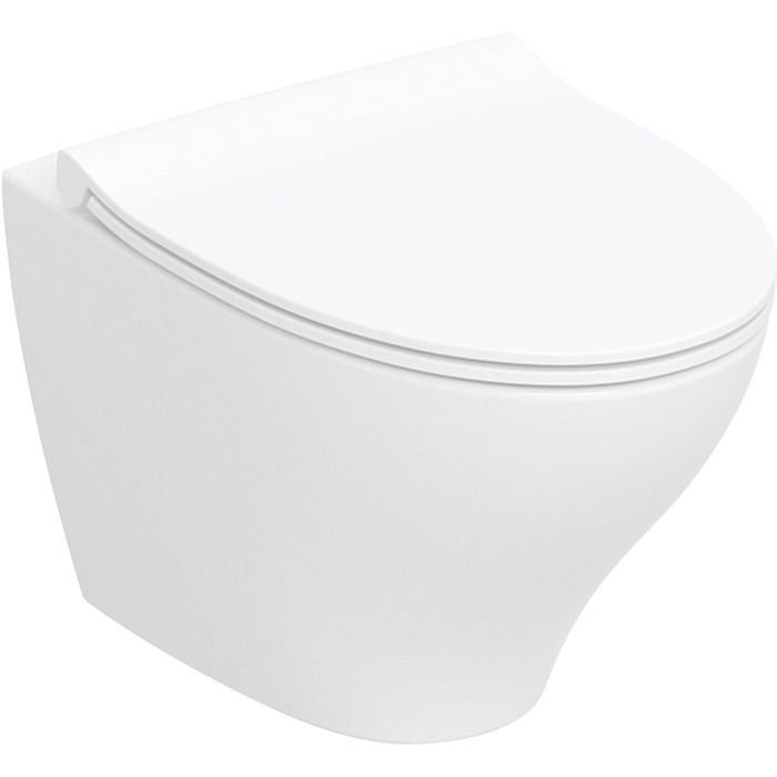 WC-stol Spira Modern Rimfree Vägghängd Ifö